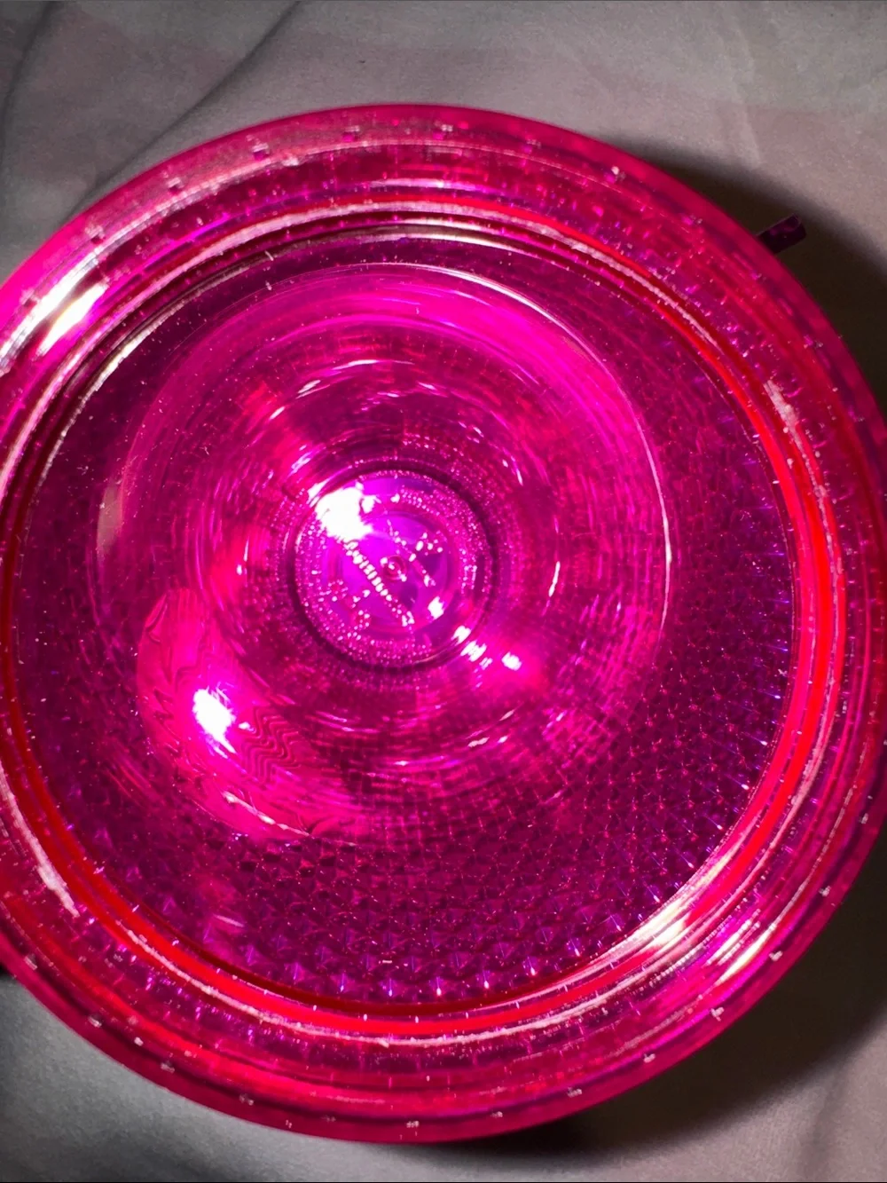 Starbucks Metallic Fuchsia Studded Tumbler with Straw